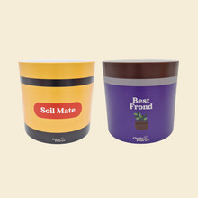 Load image into Gallery viewer, Best Mates Pot Pack - Cheeky Plant Co. Pots - 12.5cmD x 12cmH