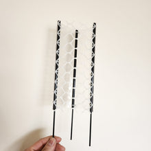 Load image into Gallery viewer, Stackable Plastic Moss Pole with 3 Metal Stakes - 20cm