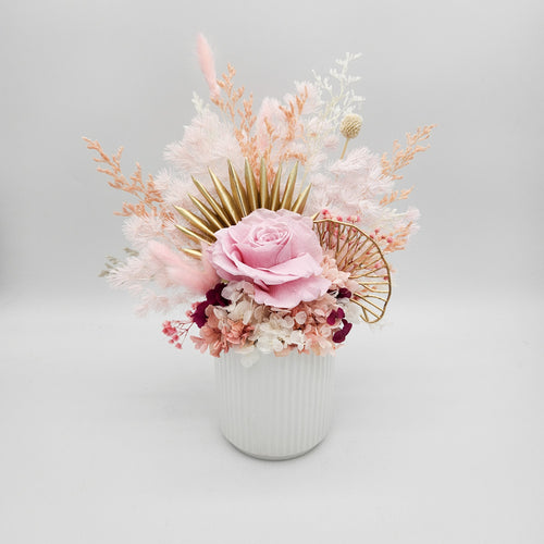 Baby Dried Flower Arrangements - Pink - Cheeky Plant Co. x FleurLilyBlooms - Sydney Only