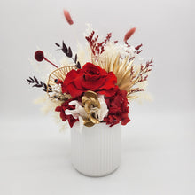 Load image into Gallery viewer, Sympathy Dried Flower Arrangements - Red - Sydney Only