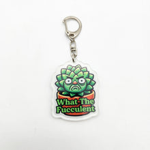 Load image into Gallery viewer, What The Fucculent - Plant Keyring - Cheeky Plant Co.