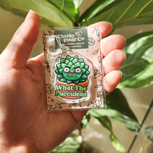 Load image into Gallery viewer, What The Fucculent - Plant Keyring - Cheeky Plant Co.