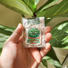 Load image into Gallery viewer, What The Fucculent - Plant Keyring - Cheeky Plant Co.