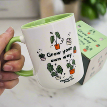 Load image into Gallery viewer, Grow Your Own Way - Plant Mug - Cheeky Plant Co.