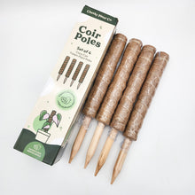 Load image into Gallery viewer, Coco Coir Totem Plant Poles (Pack of 4) - Cheeky Plant Co.