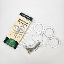 Load image into Gallery viewer, Three Rings Grow Lights - Pink White - Cheeky Plant Co.