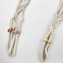 Load image into Gallery viewer, White Macrame Hangers - 88cmL Each (Set of 2)