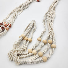 Load image into Gallery viewer, White Macrame Hangers - 88cmL Each (Set of 2)