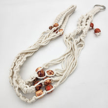 Load image into Gallery viewer, White Macrame Hangers - 88cmL Each (Set of 2)