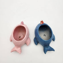 Load image into Gallery viewer, Blue and Pink Whales Duo Pots Pack