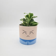 Load image into Gallery viewer, Face Swapping Pot - Moody Boyfriend - Cheeky Plant Co. Pot - 12.5cmD x 12cmH