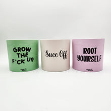 Load image into Gallery viewer, Trio Succ It Up Pots Pack - Cheeky Plant Co. Pots - 12.5cmD x 12cmH