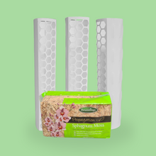 Load image into Gallery viewer, White Moss Poles & Sphagnum Moss Bundle