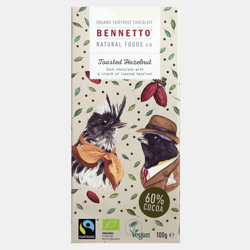 Bennetto Chocolate Toasted Hazelnut 100g