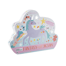 Load image into Gallery viewer, Floss & Rock 80 Pc Shaped Jigsaw Puzzle - Fantasy