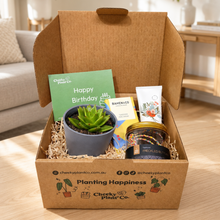 Load image into Gallery viewer, Birthday Succulent Pamper Gift Box