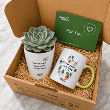 Load image into Gallery viewer, Positive Motivation - Succulent Gift Box
