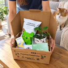 Load image into Gallery viewer, Cat Lovers Plant Gift Box