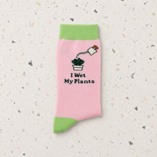 Load image into Gallery viewer, Plant Lover Socks - I Wet My Plants - Cheeky Plant Co.