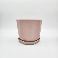 Load image into Gallery viewer, Geometric Plastic Plant Pot - Light Pink - 14.5cm

