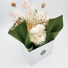 Load image into Gallery viewer, Condolence Dried Flower Arrangements - White - Cheeky Plant Co. x FleurLilyBlooms - Sydney Only
