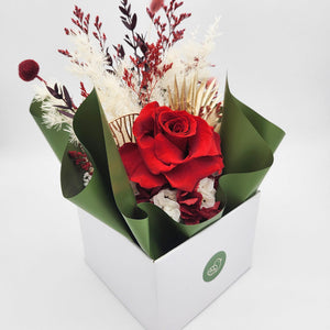 Thank You Dried Flower Arrangements - Red - Cheeky Plant Co. x FleurLilyBlooms - Sydney Only