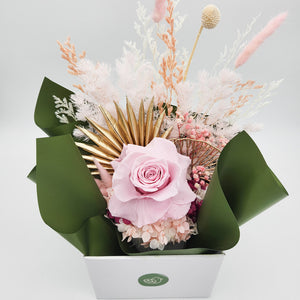 Housewarming Dried Flower Arrangements - Pink - Cheeky Plant Co. x FleurLilyBlooms - Sydney Only