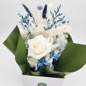 Thank You Dried Flower Arrangements - Blue - Cheeky Plant Co. x FleurLilyBlooms - Sydney Only