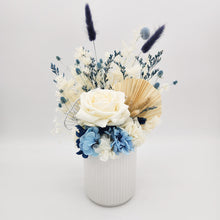 Load image into Gallery viewer, Sympathy Dried Flower Arrangements - Blue - Cheeky Plant Co. x FleurLilyBlooms - Sydney Only
