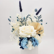 Birthday Dried Flower Arrangements - Blue - Sydney Only