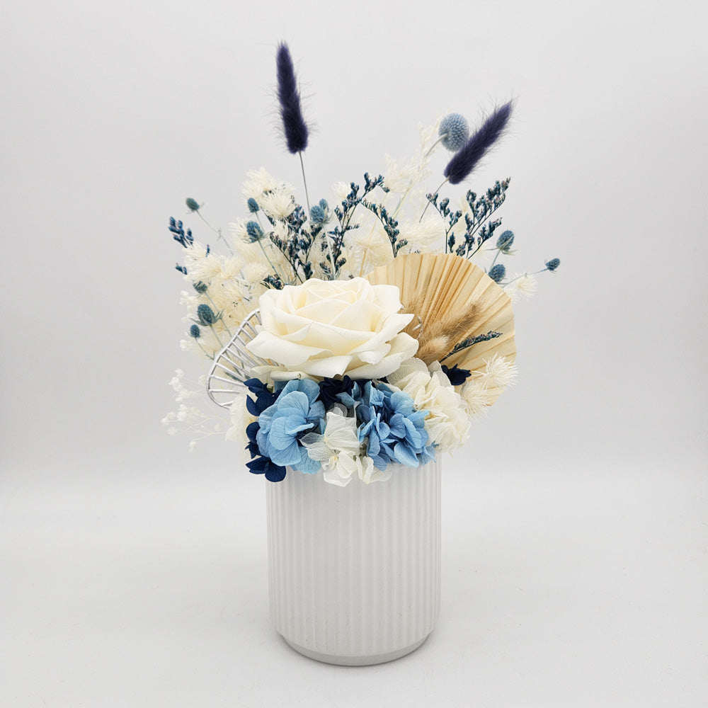 Baby Dried Flower Arrangements - Blue - Cheeky Plant Co. x FleurLilyBlooms - Sydney Only
