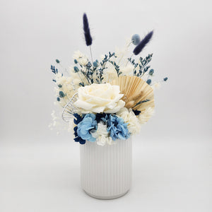Birthday Dried Flower Arrangements - Blue - Cheeky Plant Co. x FleurLilyBlooms - Sydney Only