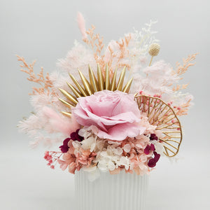 Housewarming Dried Flower Arrangements - Pink - Cheeky Plant Co. x FleurLilyBlooms - Sydney Only