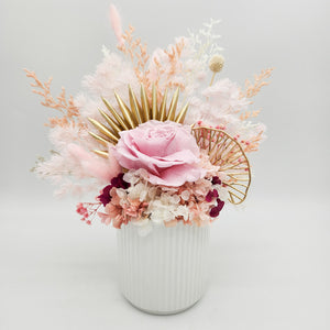 Housewarming Dried Flower Arrangements - Pink - Cheeky Plant Co. x FleurLilyBlooms - Sydney Only