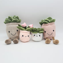 Load image into Gallery viewer, Plant Plushie Family of Four Pack
