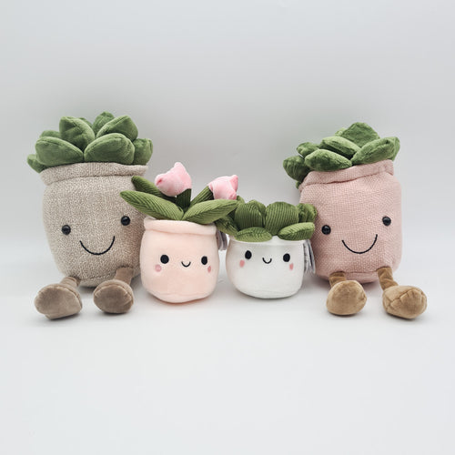 Plant Plushie Family of Four Pack