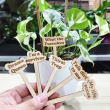Load image into Gallery viewer, Cheeky Plant Markers (Pack of 6) - Cheeky Plant Co.
