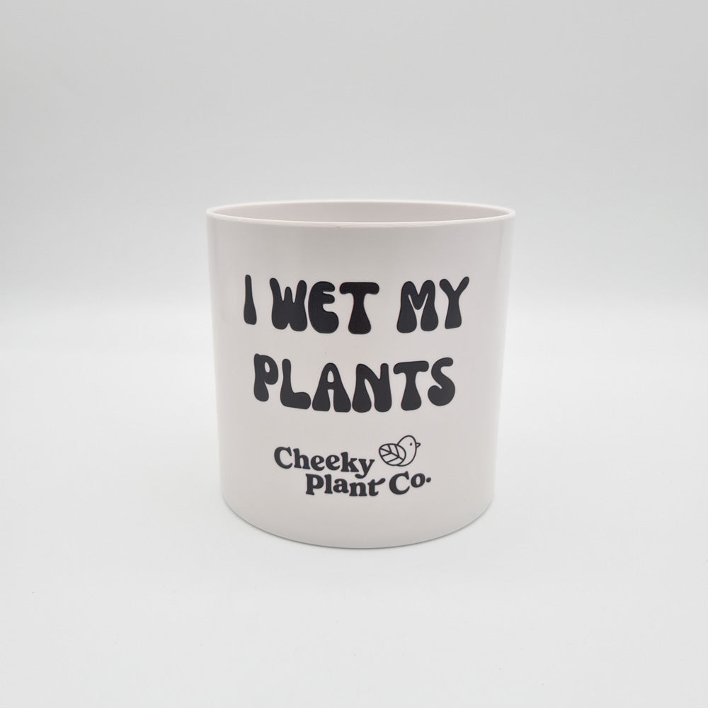 I Wet My Plants - Cheeky Plant Co. Pot - 12.5cmD x 12cmH