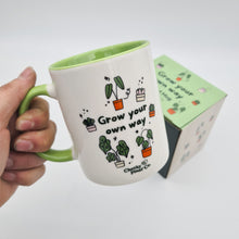 Load image into Gallery viewer, Grow Your Own Way - Plant Mug - Cheeky Plant Co.
