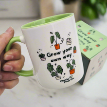 Load image into Gallery viewer, Grow Your Own Way - Plant Mug - Cheeky Plant Co.
