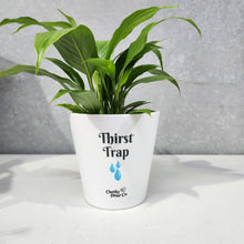 Load image into Gallery viewer, Thirst Trap - Cheeky Plant Co. Pot - 13.5cmD x 11.5cmH
