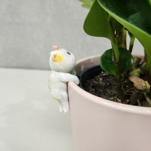 White Cat Pot Hanger 3cm