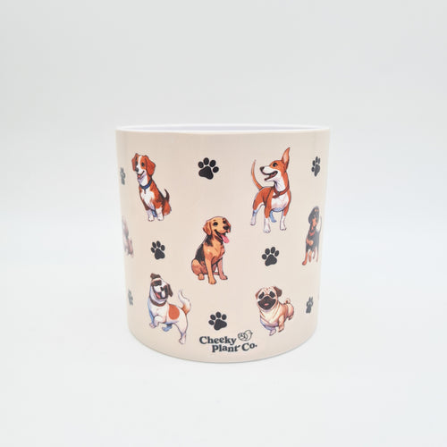 Cheeky Dogs - Cheeky Plant Co. Pot -12.5cmD x 12cmH