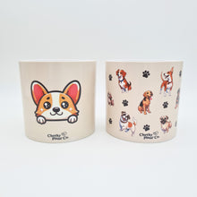 Load image into Gallery viewer, Cute Dogs Duo Pack - Cheeky Plant Co. Pots - 12.5cmD x 12cmH
