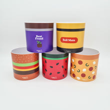 Load image into Gallery viewer, Foodie Pots Five Pack - Cheeky Plant Co. Pots - 12.5cmD x 12cmH
