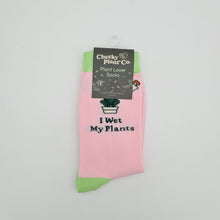 Load image into Gallery viewer, Plant Lover Socks - I Wet My Plants - Cheeky Plant Co.
