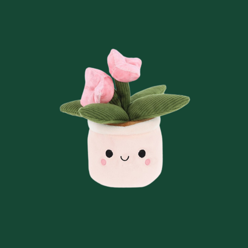 Mini Plant Plushie - Pink Tulip