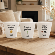 Trio Cheeky Pots Pack - Cheeky Plant Co. Pots - 13.5cmD x 11.5cmH
