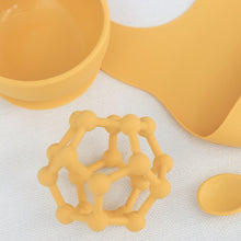 Load image into Gallery viewer, Baby Mustard Silicone Dinner Set Gift Boxed
