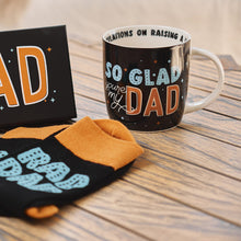 Load image into Gallery viewer, Boxed Socks - Glad You&#39;re My Dad
